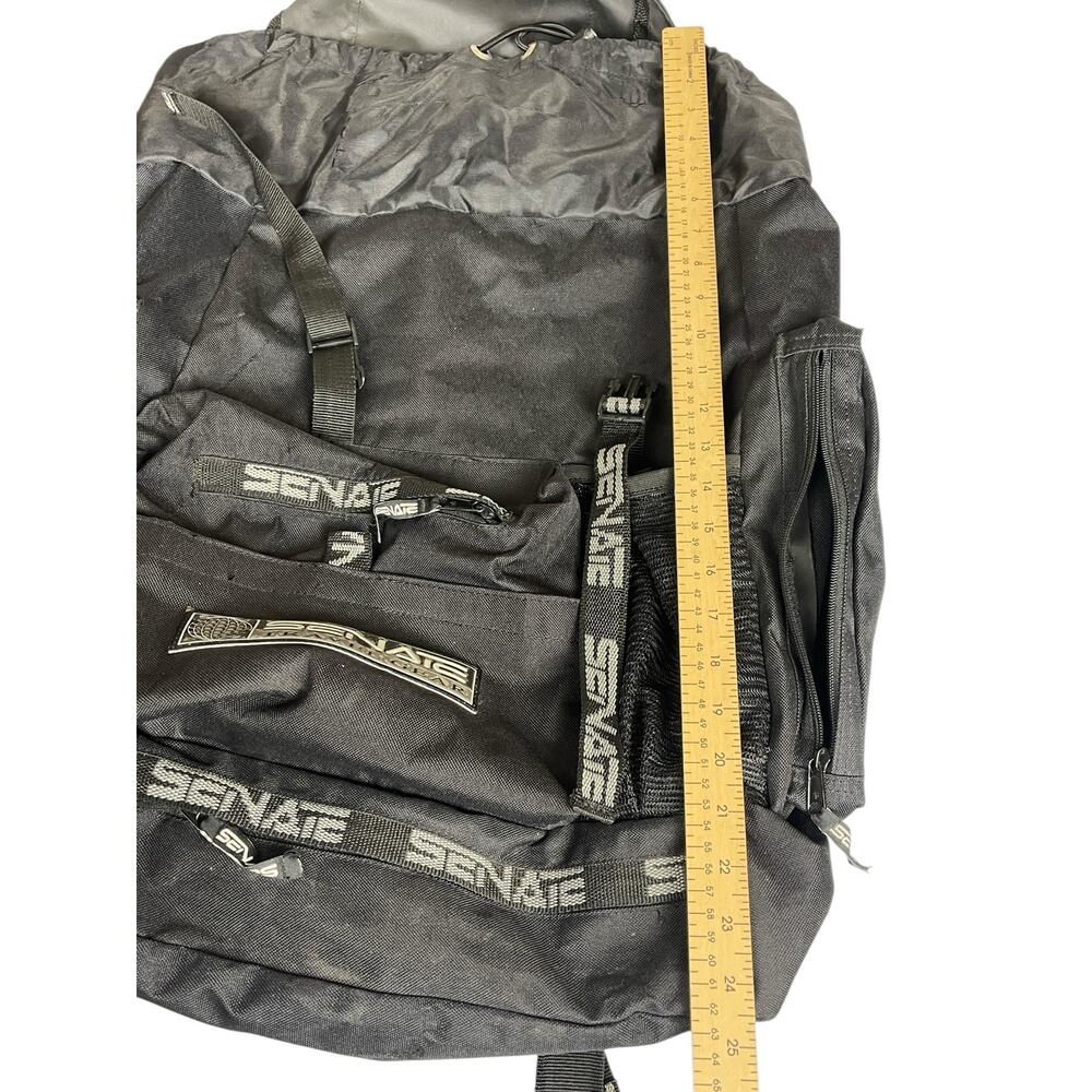 Vintage 90s Senate Travel Gear Backpack Global Destruction Inline Skate Bag - Picture 8 of 11